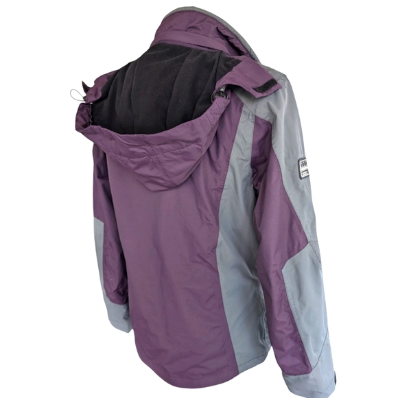 Misty Mountain purple and grey anorak shell jacket size medium - Picture 5 of 10